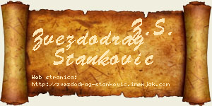 Zvezdodrag Stanković vizit kartica